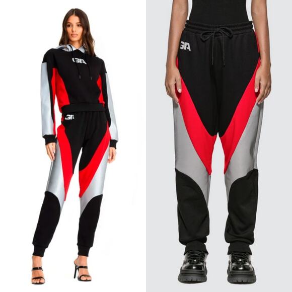 I.AM.GIA Reflective‎ Sabrina Joggers XS Streetwear Instagram Kim K Hollywood LA - Picture 1 of 5